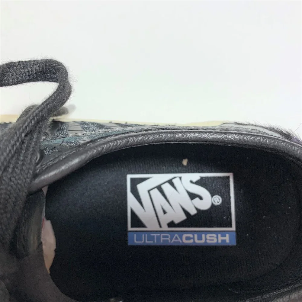 Vans x Billy’s Bess Ni Sneakers Limited Edition Leather Black Animal Size 6 NEW